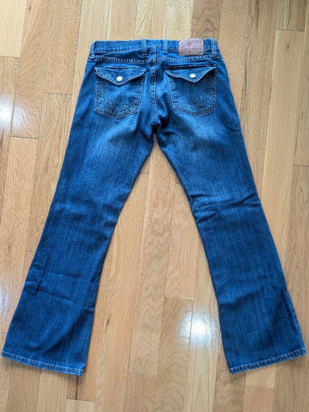 Lucky Brand Lil Maggie jeans size 4/27, 30" inseam, 2-button fly